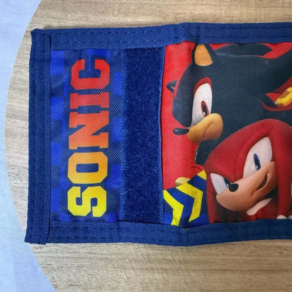 Sonic the Hedgehog Character Group Trifold Velcro Wallet
